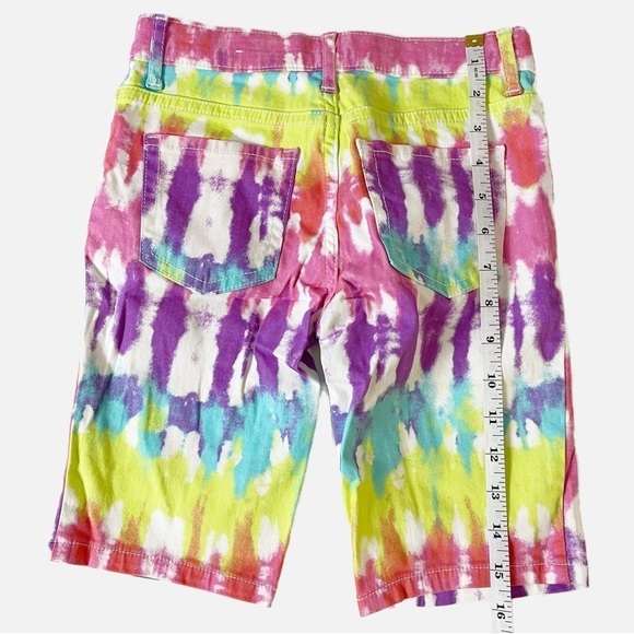 THE CHILDREN’S PLACE Girls Print Denim Skimmer Shorts - In The Pink - Size 6X/7 - Picture 7 of 9